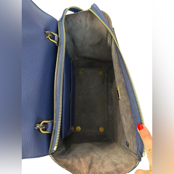 Celine Grained Calfskin Mini Belt Bag Cobalt - Picture 7 of 9